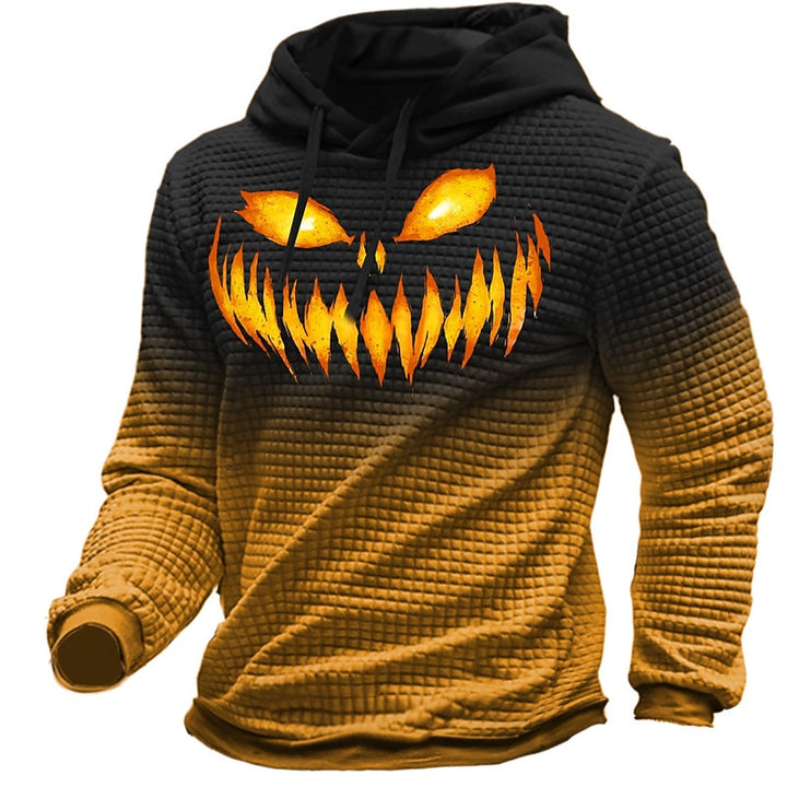 Harlan | Halloween Textured Graphic Hoodie