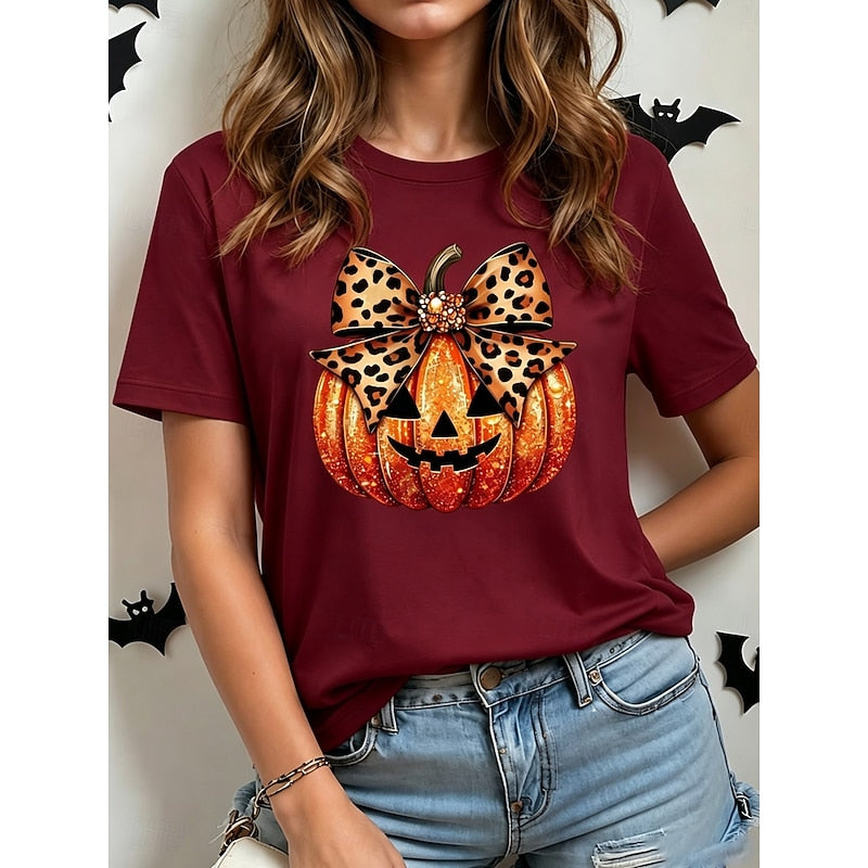 Bethany | Halloween Graphic Crew Neck T-Shirt