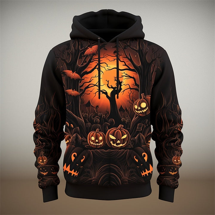 Holden | Halloween Pumpkin Graphic Hoodie