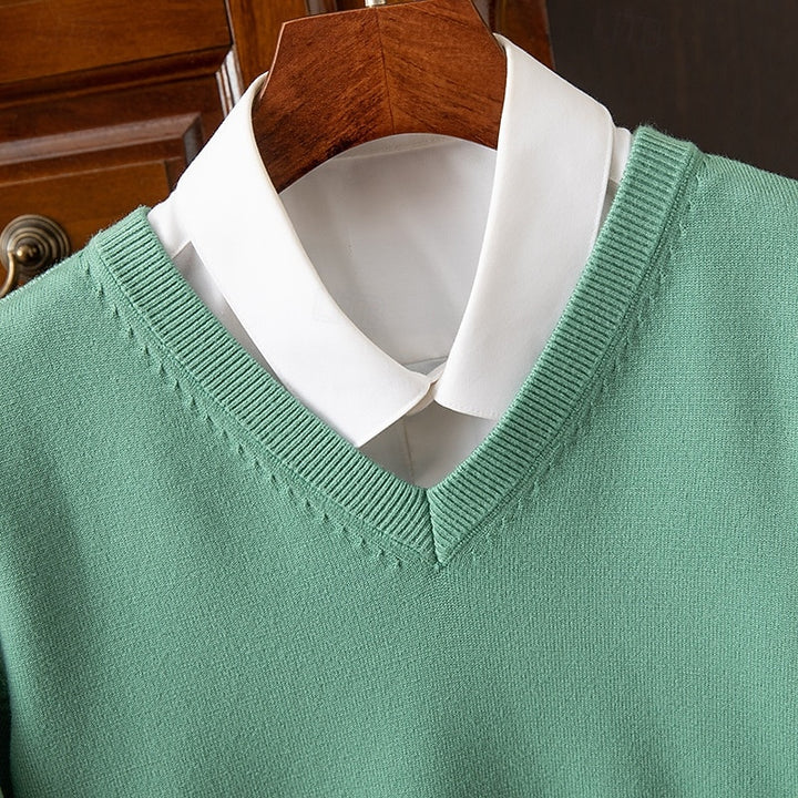 Clayton | Classic V-Neck Sweater