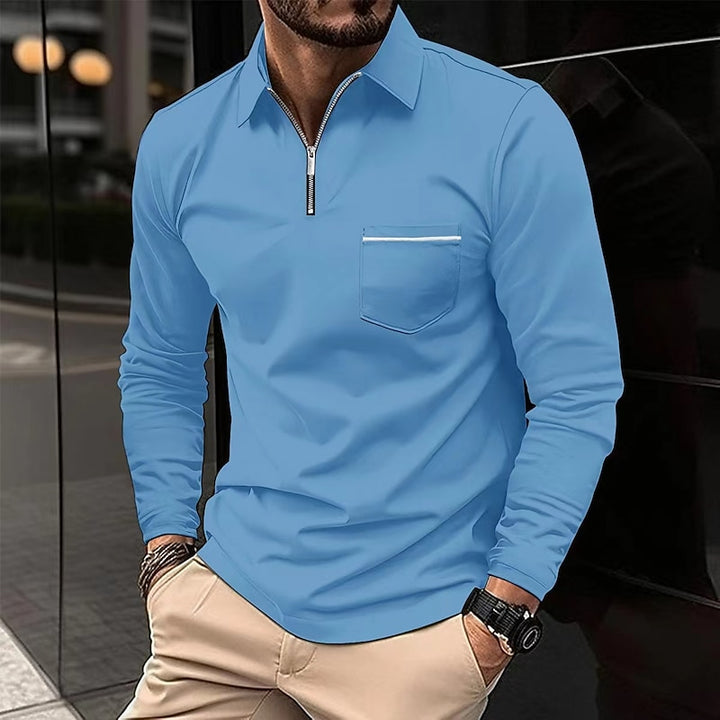 Trenton | Refined Quarter-Zip Polo Shirt