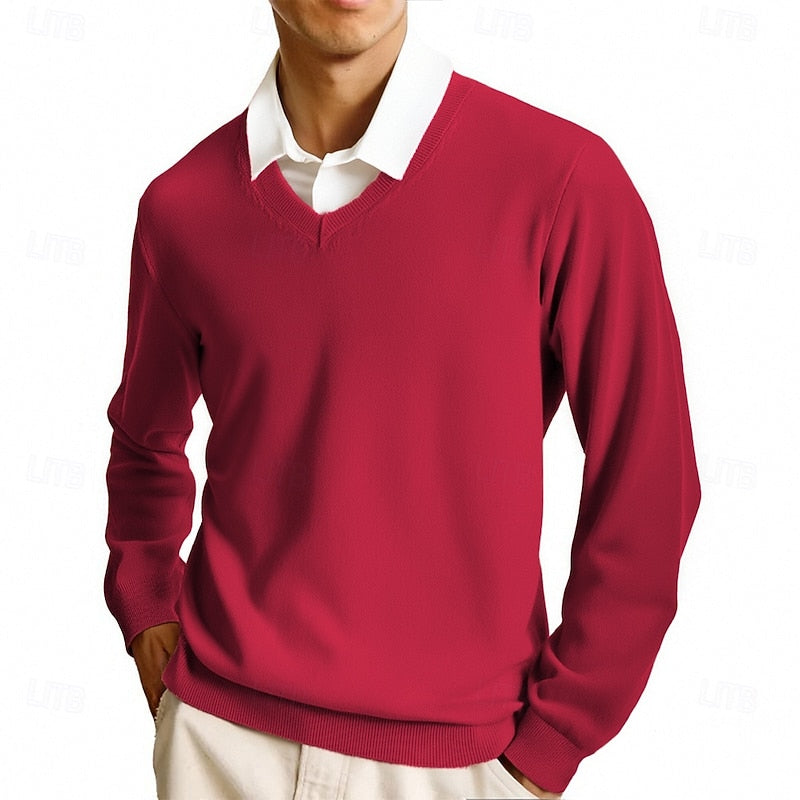 Clayton | Classic V-Neck Sweater