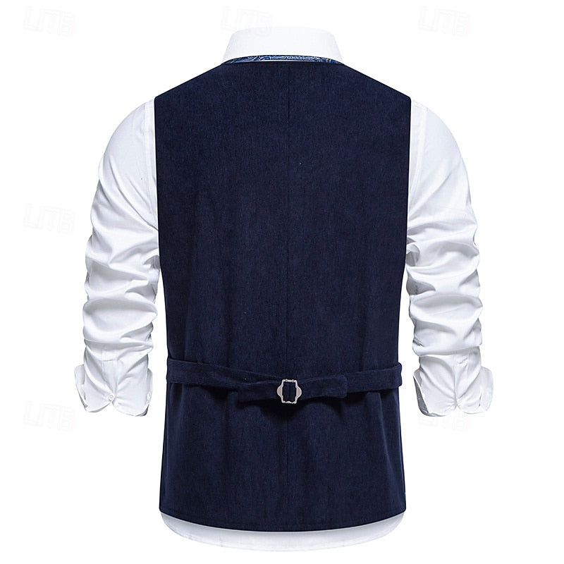 Otis | Embroidered Single-Breasted Waistcoat