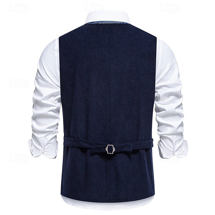 Otis | Embroidered Single-Breasted Waistcoat