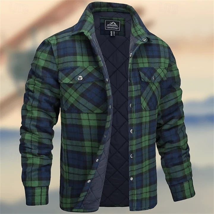 Jonathan | Rugged Quilted Shirt Jacket