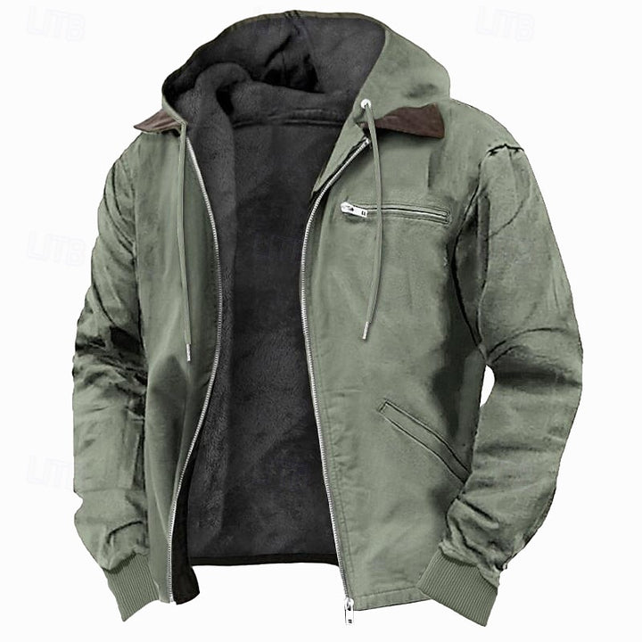 Gideon | Fleece-Lined Hooded Jacket