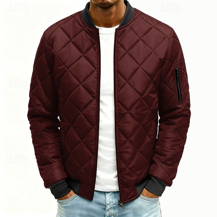 Theo | Quilted Bomber Jacket