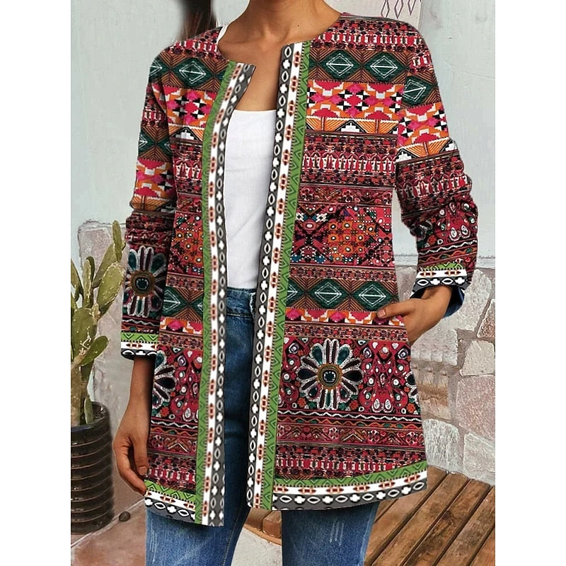 Rosetta | Artisan Open-Front Jacket