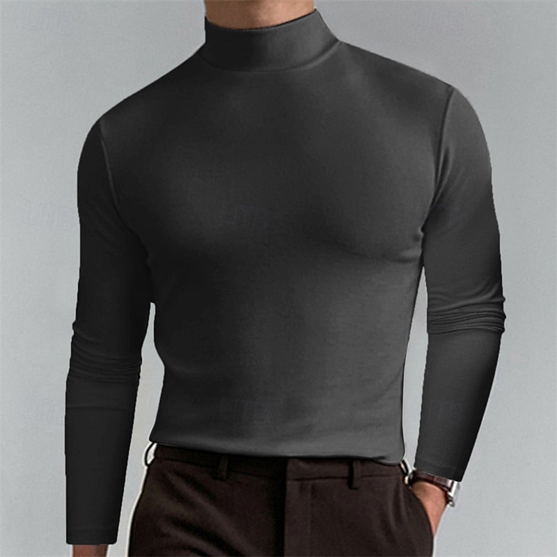 Garrett | Refined Mock-Neck Turtleneck