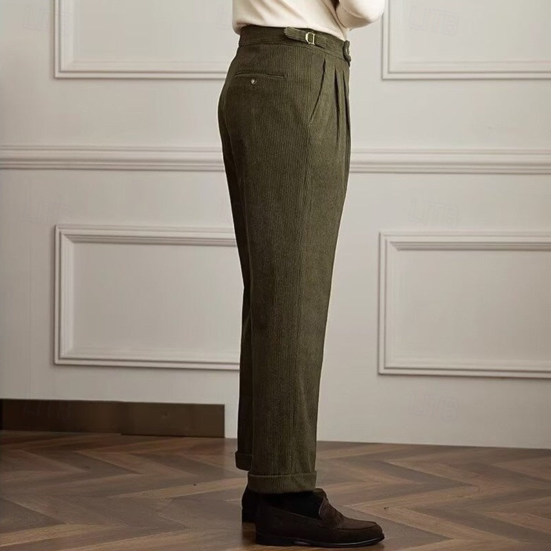 Merrick | Pleated Gurkha Trousers