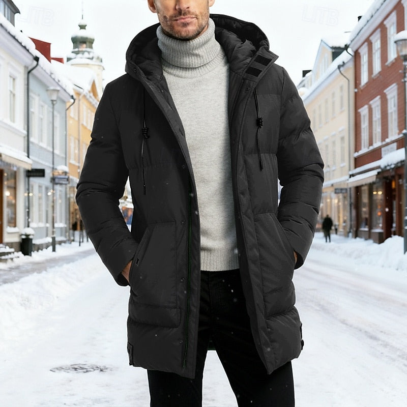 Gerald | Hooded Longline Winter Coat