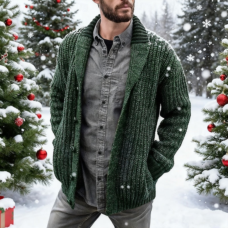 Callahan | Shawl Collar Knit Cardigan