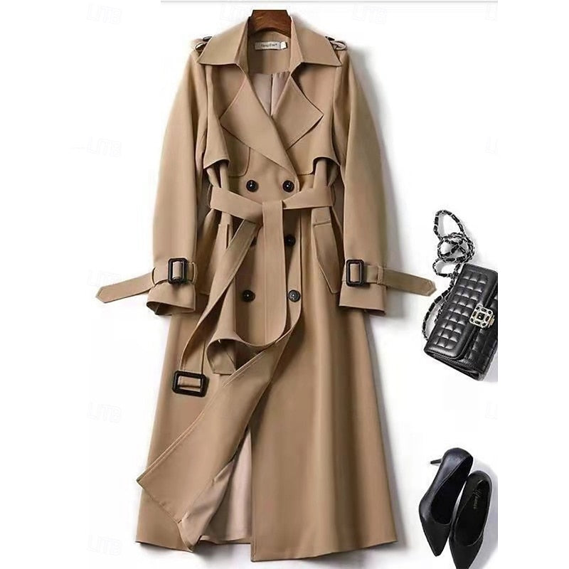 Clarissa | Belted Long Trench Coat