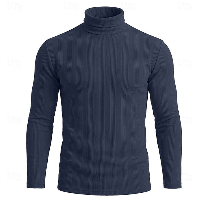 Rowan | Textured Turtleneck