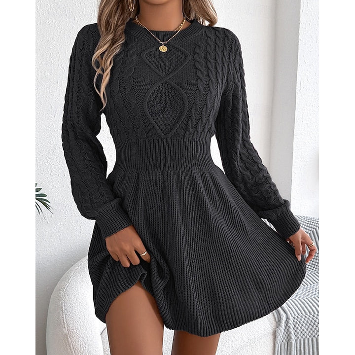Whitney | Cable-Knit Sweater Dress