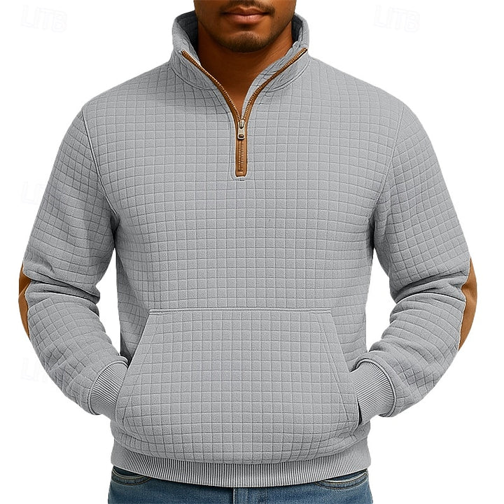 Dawson | Textured Quarter-Zip Pullover