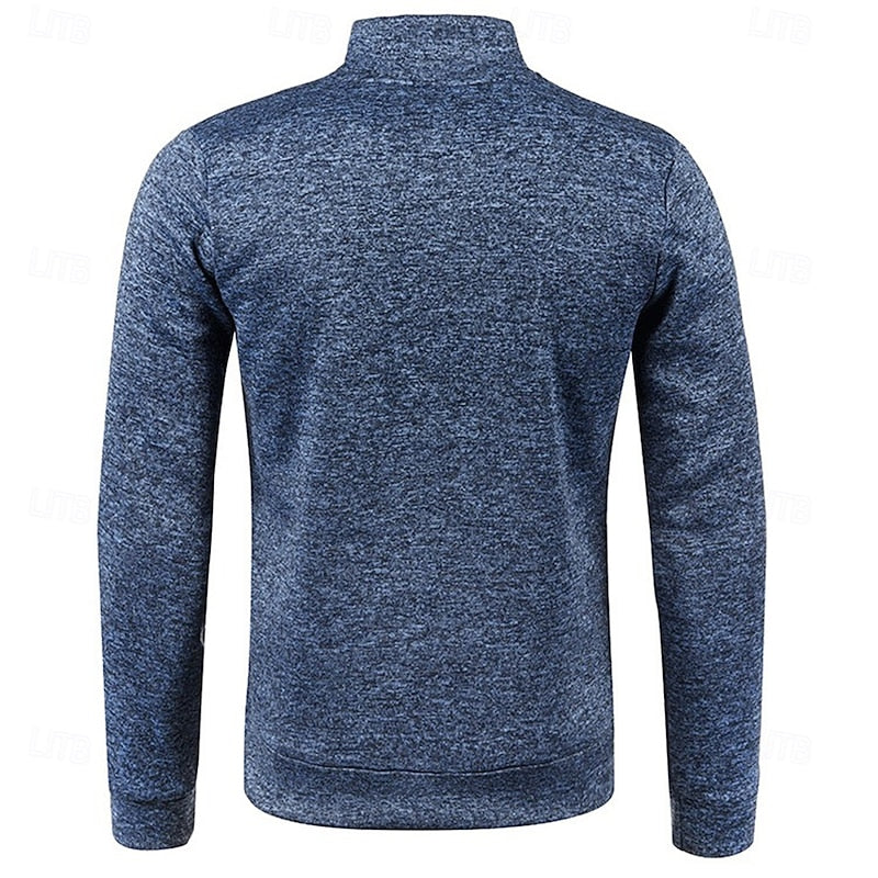 Dean | Quarter-Zip Long-Sleeve Polo