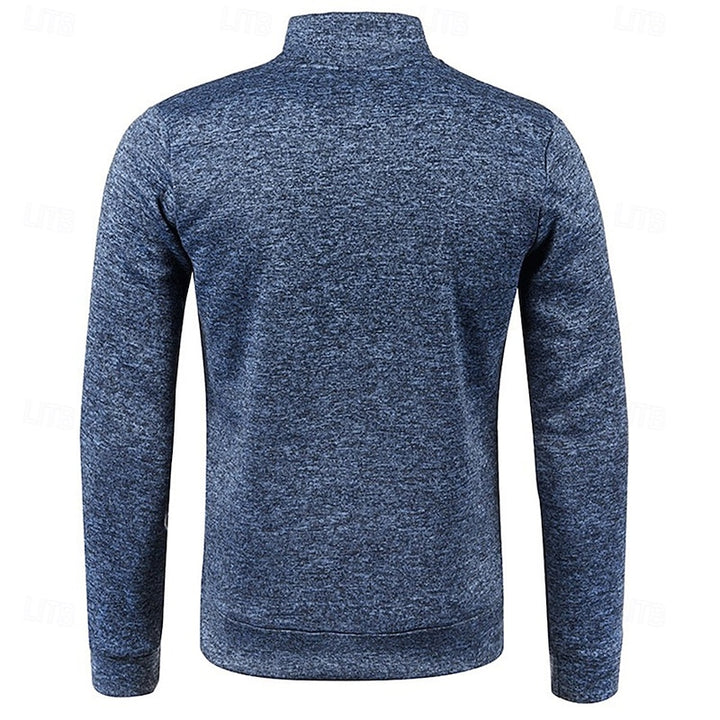 Dean | Quarter-Zip Long-Sleeve Polo