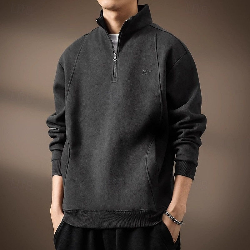 Trent | Classic Quarter-Zip Sweatshirt