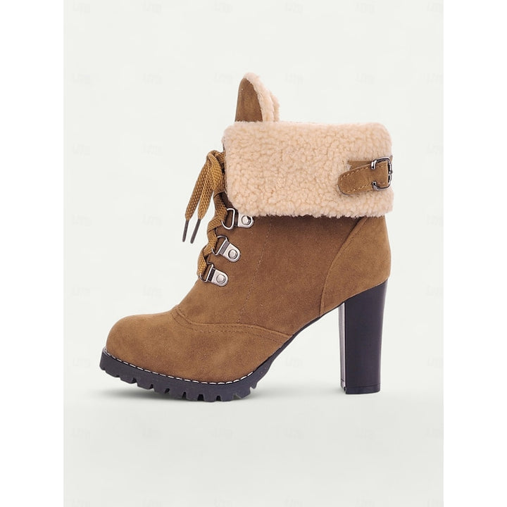 Ingram | Fur-Trimmed Lace-Up Winter Boots