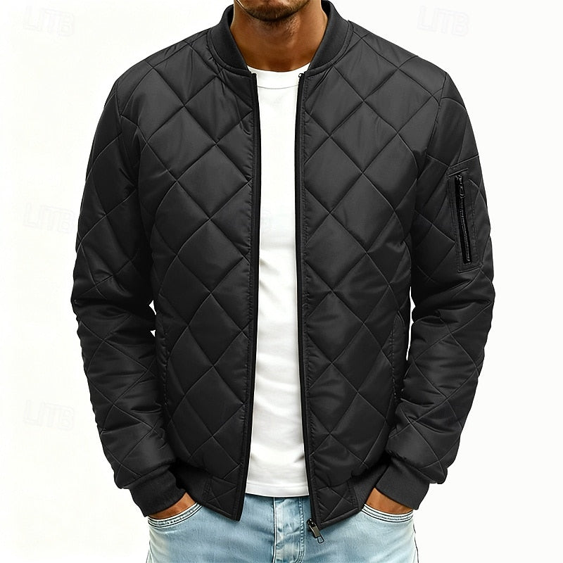 Theo | Quilted Bomber Jacket