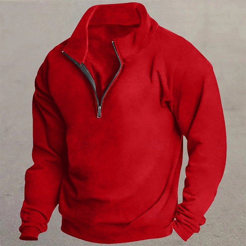 Clark | Quarter-Zip Standing Collar Pullover