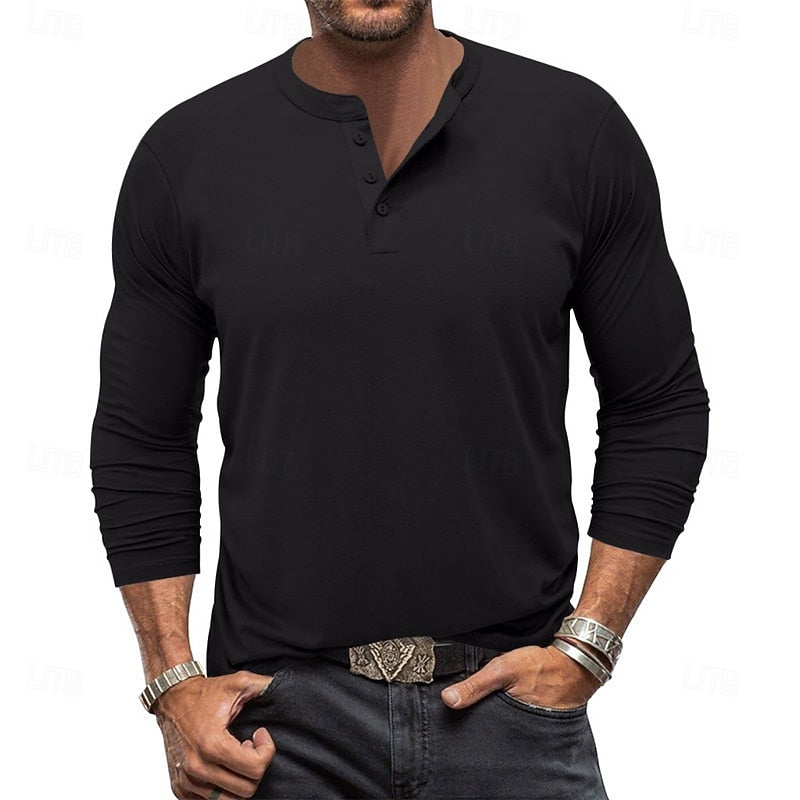 Sheldon | Classic Long-Sleeve Henley