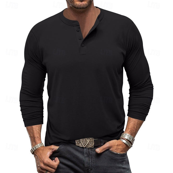 Sheldon | Classic Long-Sleeve Henley