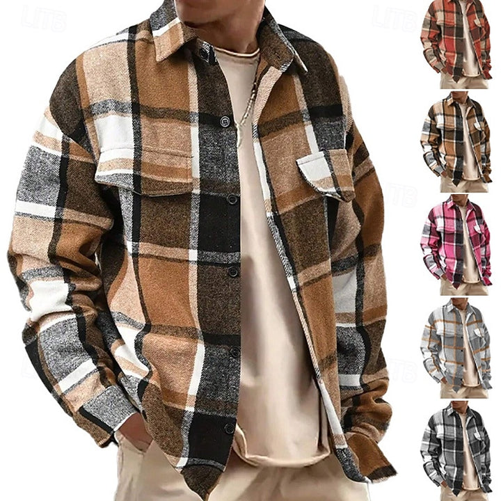 Ezra | Rugged Plaid Overshirt