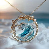 Elaine | Elegant Ocean Wave Necklace
