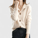 Adele | Refined Collared Cardigan