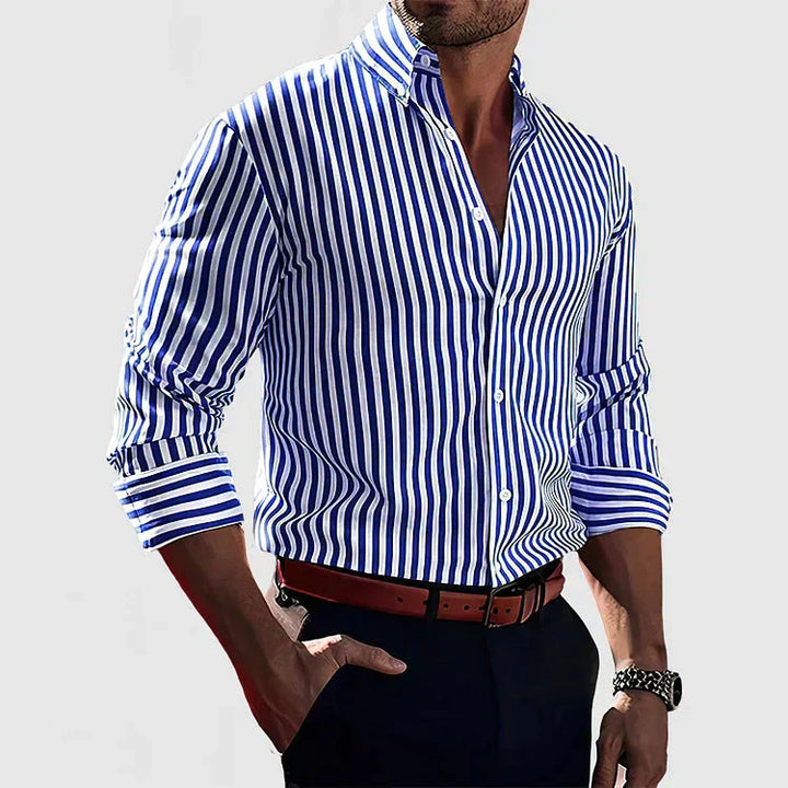 Brandon | Striped Button-Down Shirt