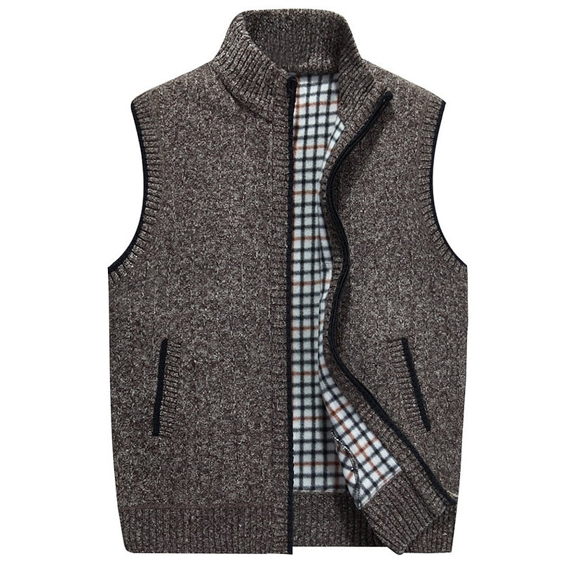 Otis | Cozy Stand-Collar Zip Vest