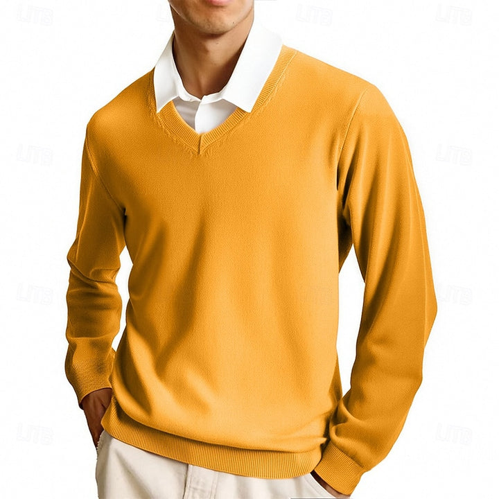 Clayton | Classic V-Neck Sweater