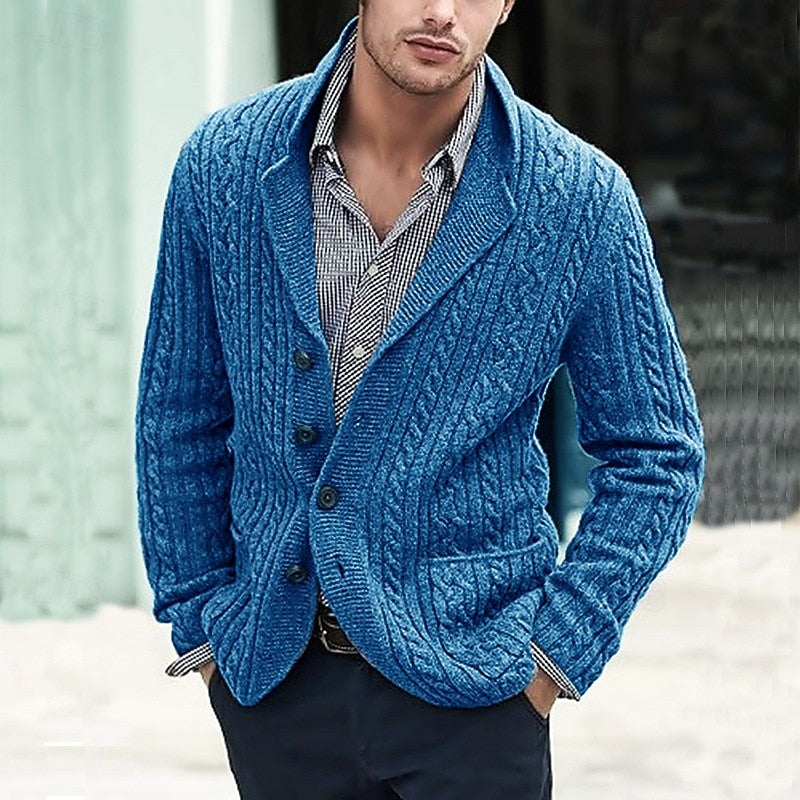 Alexander | Cable-Knit Button Cardigan