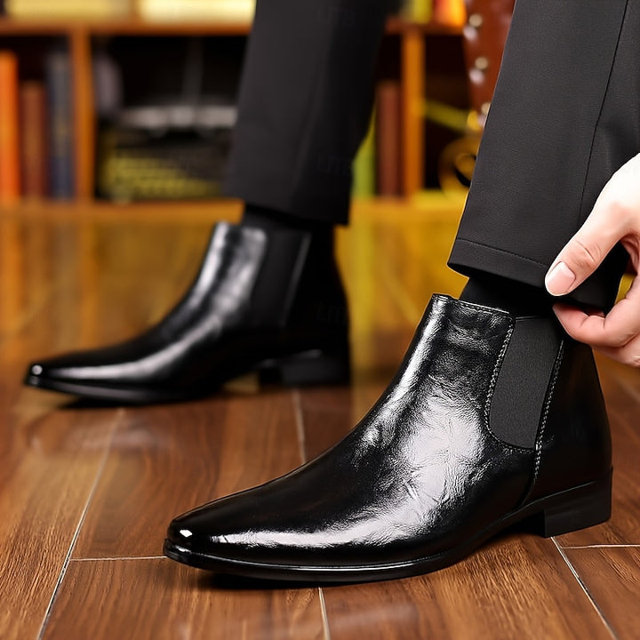 Emory | Polished Ankle Chelsea Boots