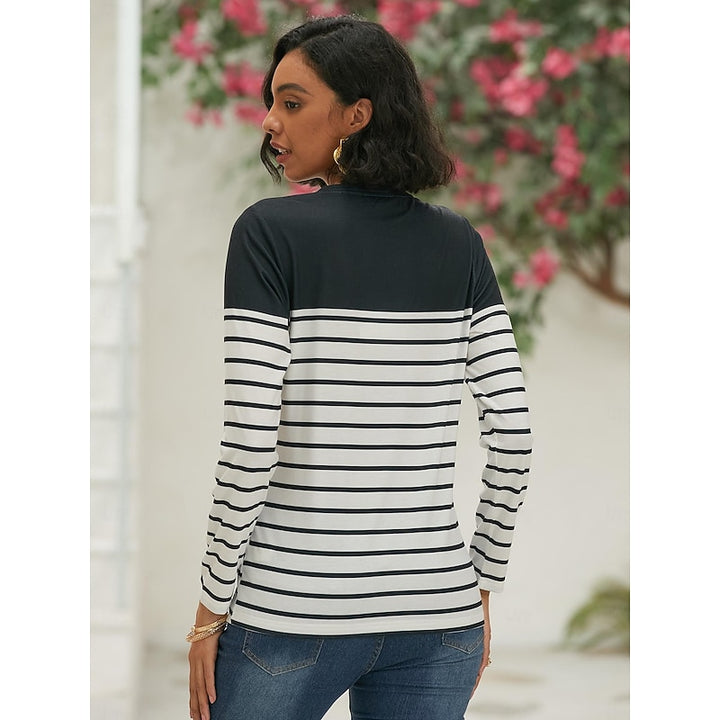 Constance | Striped Long Sleeve Top