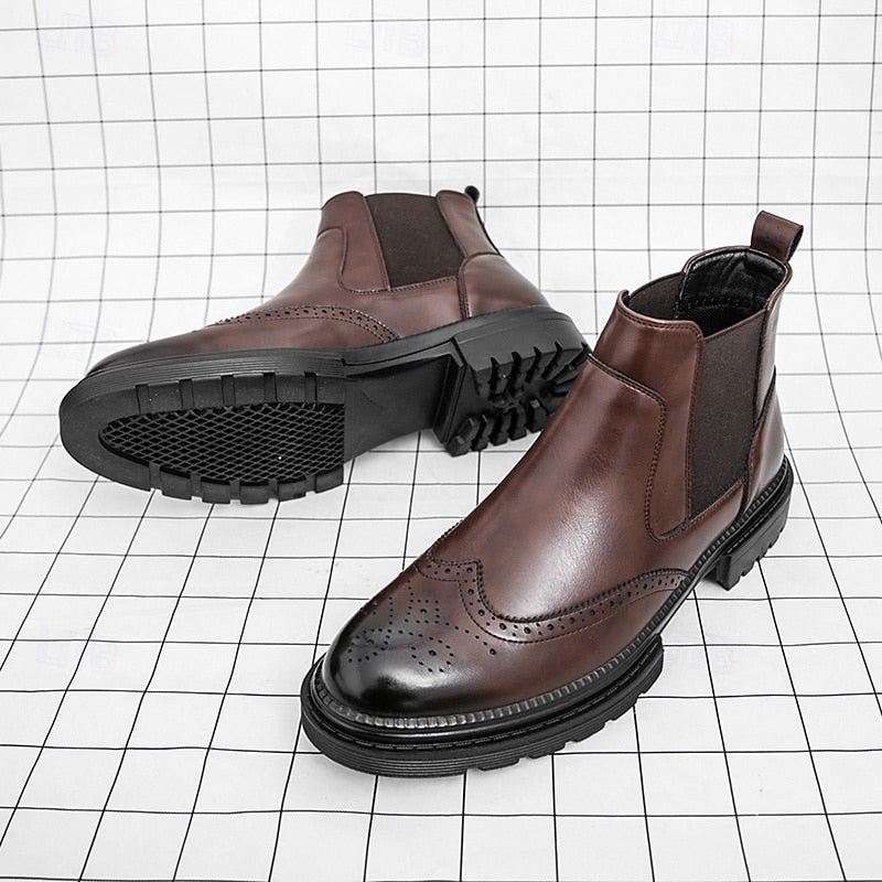 Alistair | Wingtip Chelsea Boots