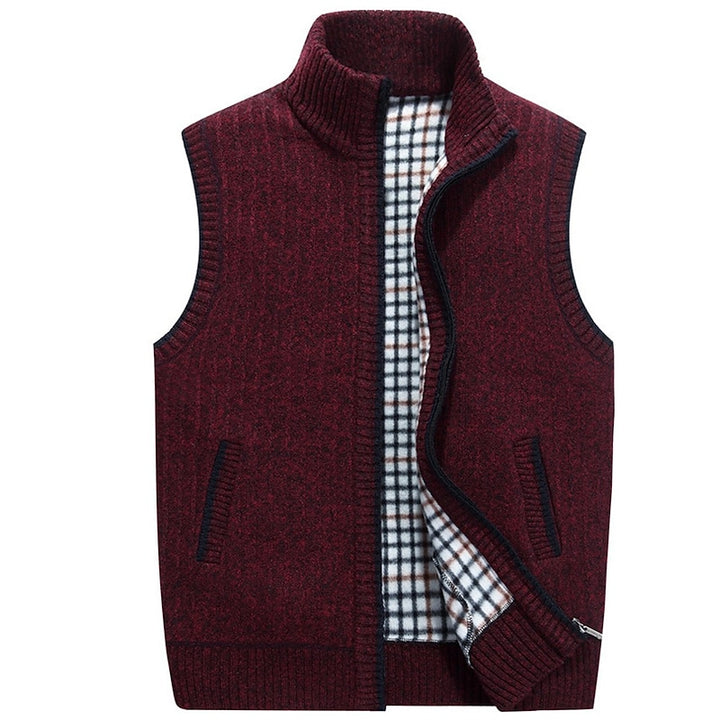 Otis | Cozy Stand-Collar Zip Vest