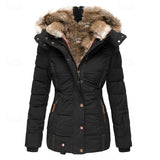 Gloria | Fur-Trimmed Hooded Winter Jacket