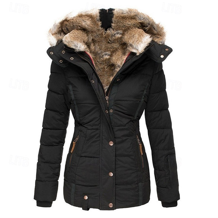 Gloria | Fur-Trimmed Hooded Winter Jacket