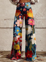 Sandra | Stylish Floral Wide Pants