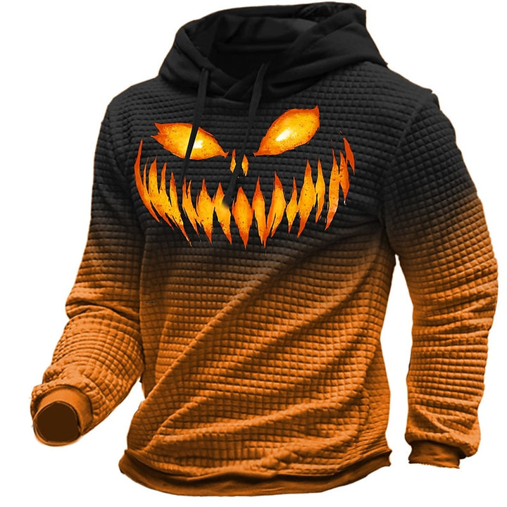 Harlan | Halloween Textured Graphic Hoodie