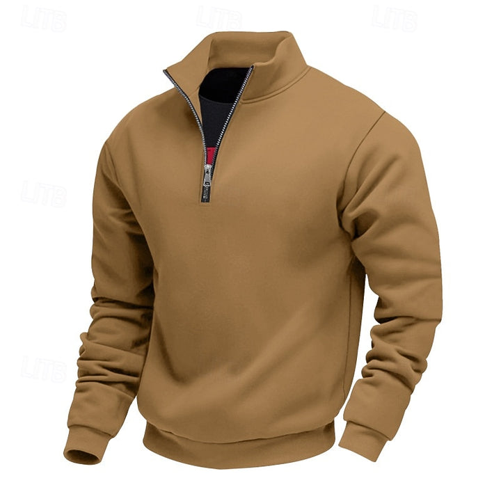 Glenn | Refined Quarter-Zip Sweatshirt