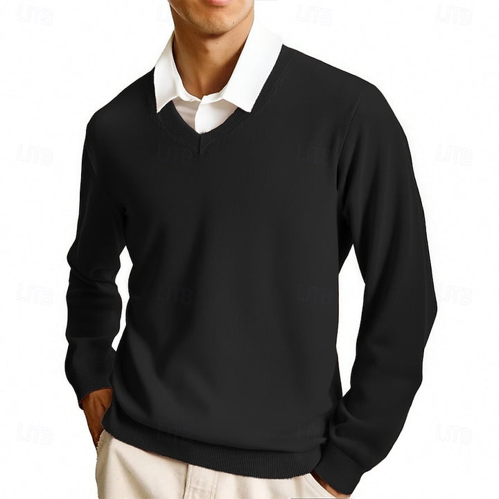 Clayton | Classic V-Neck Sweater
