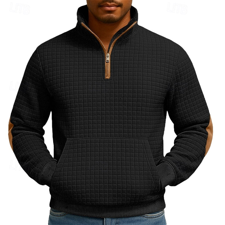 Dawson | Textured Quarter-Zip Pullover