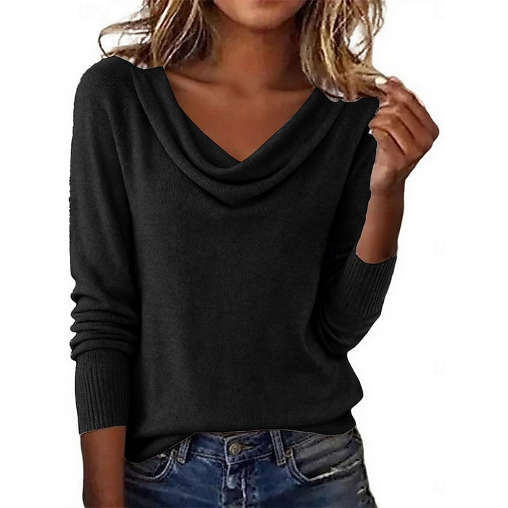 Charlotte | Draped Cowl Neck Sweater