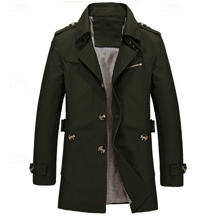 Leonard | Refined Single-Breasted Trench Coat