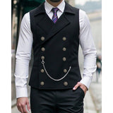 Edmund | Double-Breasted Tailored Waistcoat