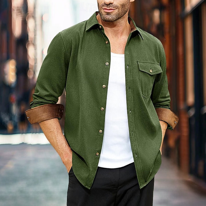 Tristan | Rugged Button-Front Overshirt